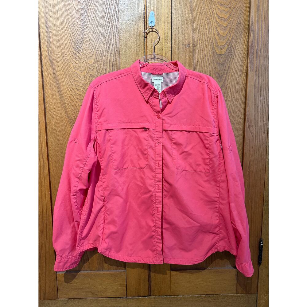 Gander Mountain Women’s TechUV Long Sleeve Shirt 2X Pink Outdoor